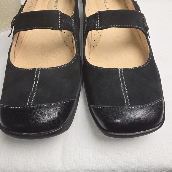 NATURALIZER DAILY BLACK SUEDE LEATHER MARY JANE CASUAL WOMENS SIZE 9.5 - Picture 7 of 9